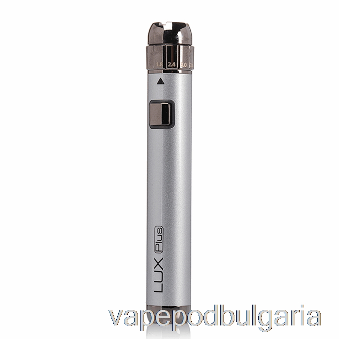 Vape 10000 Дръпки Yocan Lux Plus 510 батерия сребриста